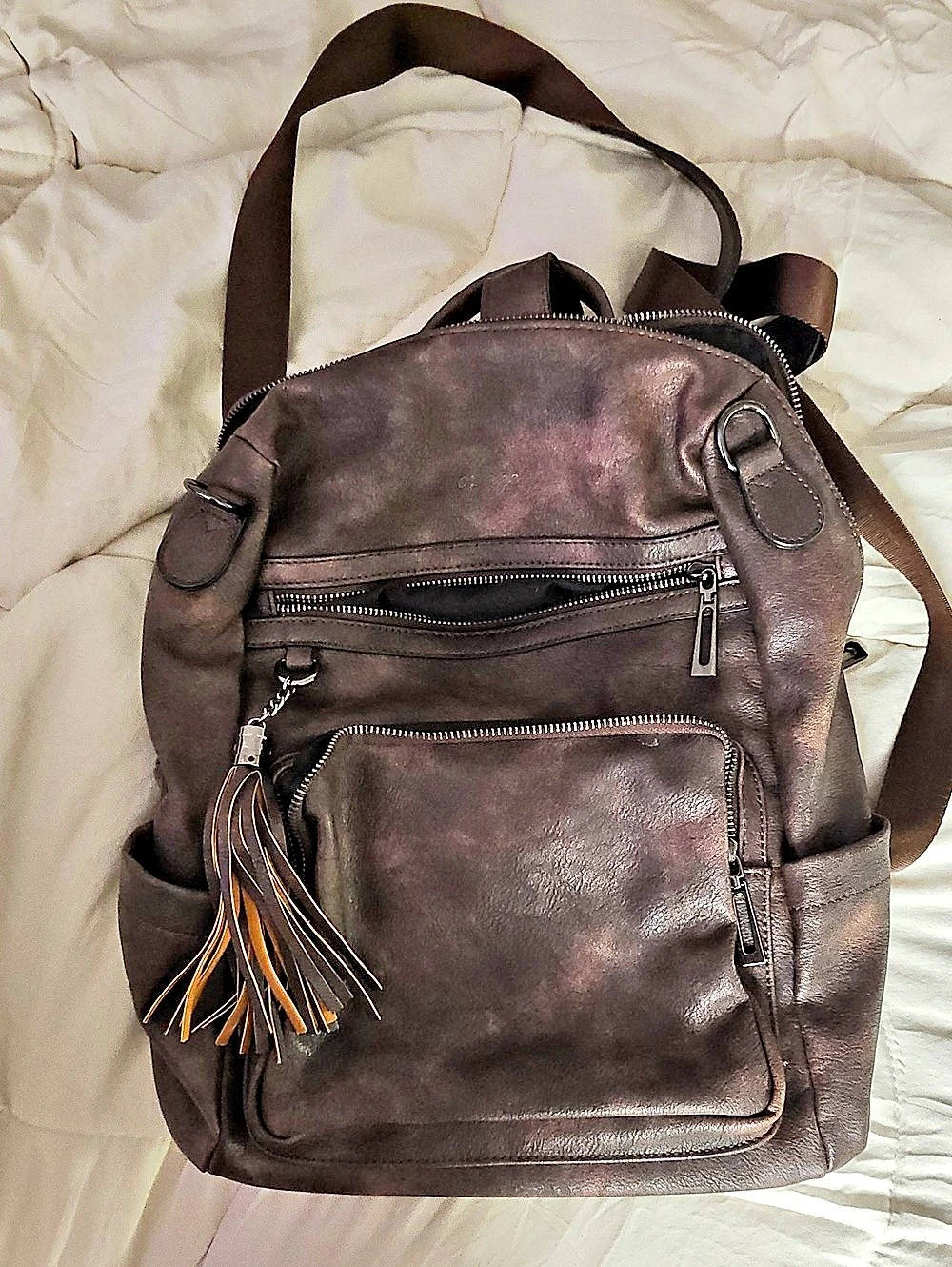 Brown Backpack